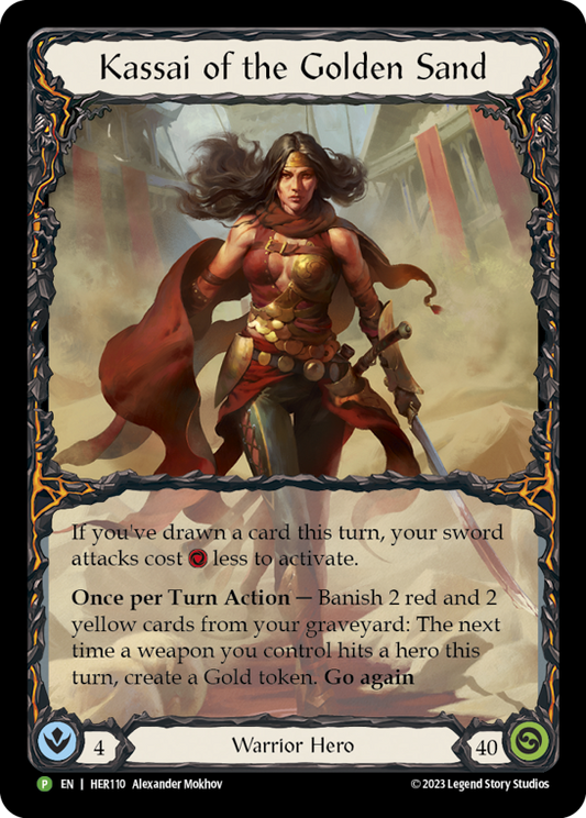 Kassai of the Golden Sand Rainbow Foil - HER110