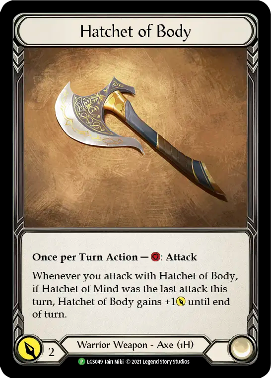 [ENG] [CF] Hatchet of Body - LGS049
