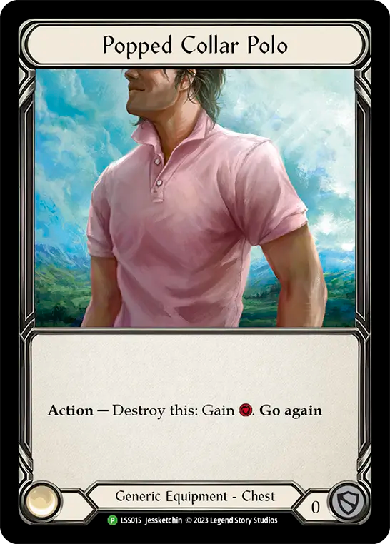 [ENG] [CF] Popped Collar Polo (Pink) - LSS015