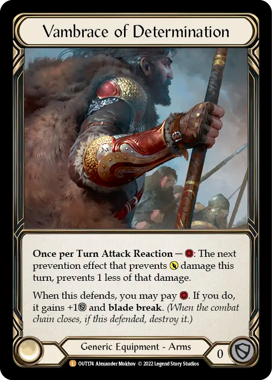 [ENG] [RF] Vambrace of Determination