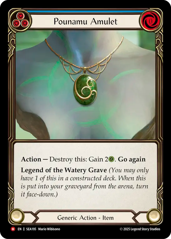 [ENG] Pounamu Amulet