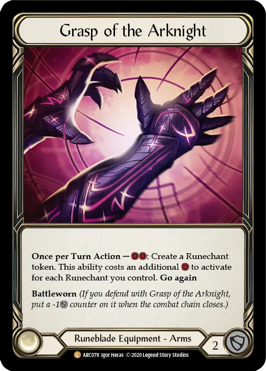 [ENG] [RF] Grasp of the Arknight (Unlimited)
